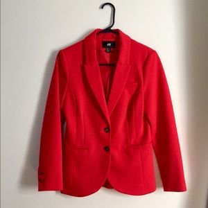 H&M Red Blazer Jacket